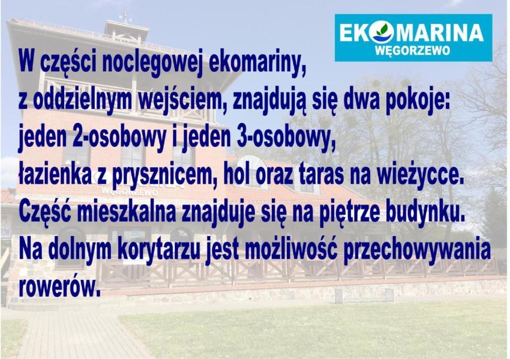 Ekomarina - Pokoj Noclegowy 2 Węgorzewo Kültér fotó